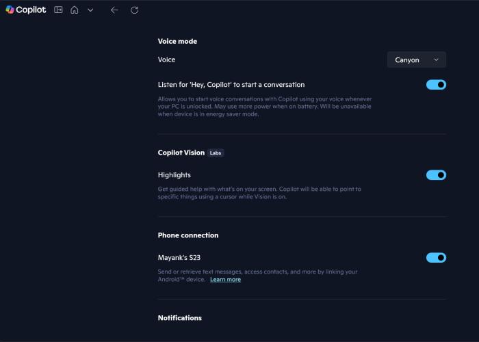 Copilot Labs on Windows 11